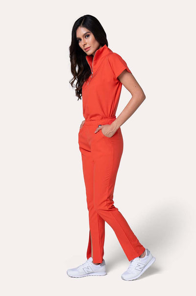 Pantalon Abierto Mandarina