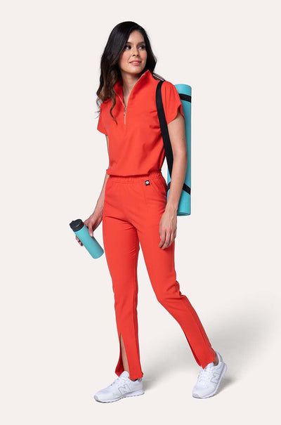 Pantalon Abierto Mandarina